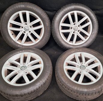 Org. velgenset velgen set Hita 16 inch Golf 6 7 A3 Leon Conti