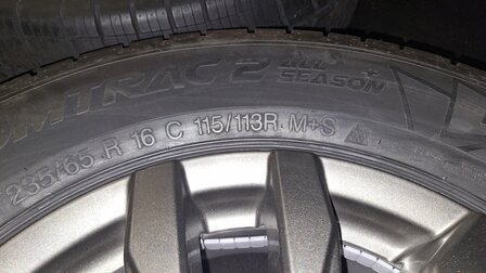 Winter 4 Seizoens velgenset set velgen Sprinter Crafter 16 inch