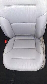 VW Golf 7 Interieur Stoelen Stoel Set Leer Leder wit zgan