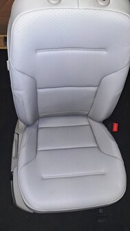 VW Golf 7 Interieur Stoelen Stoel Set Leer Leder wit zgan