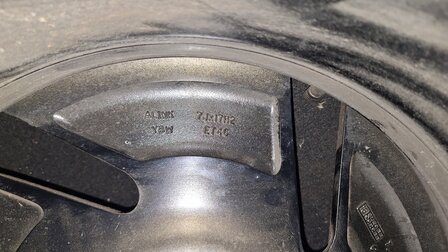 1 stuk los velg losse org. VW velg 17 inch Tornado