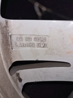 1 stuk los velg losse origineel VW velg 16 inch Stratfort