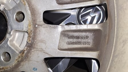 1 stuk los velg origineel VW velg 16 inch Madrid 5GG601025B