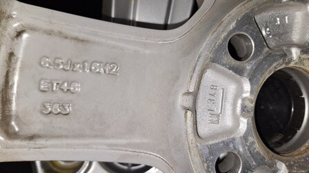 1 stuk los velg origineel VW velg 16 inch Dover 5C0601025BN