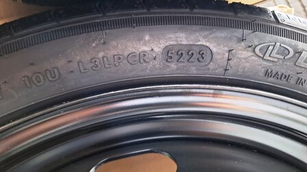 thuiskomer 125 70 R18 reserve wiel 18 inch VW Audi Seat Skoda nieuw