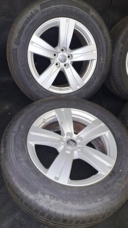 velgen set 18 inch 5x112 Q7 Touareg Macan 255 60 R18 108Y