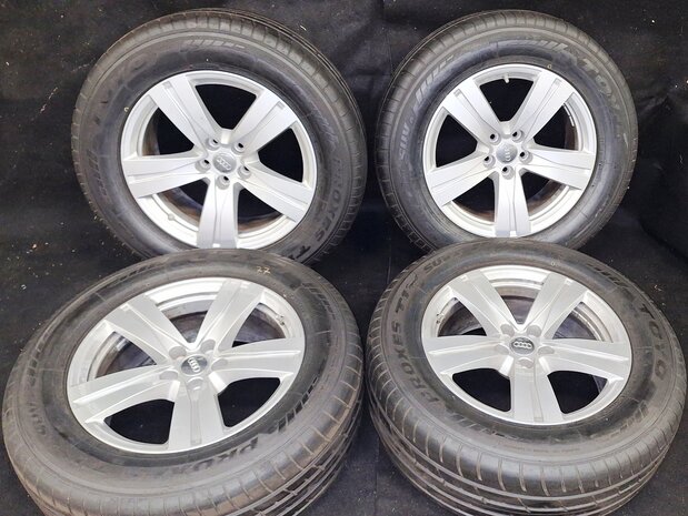 Org. velgenset velgen set 18 inch 5x112 Q7 Touareg Macan Toyo