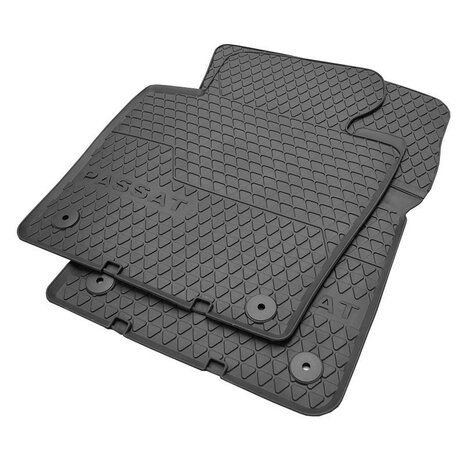 rubber auto mattenset set mat voorzijde voorkant Passat 2007+