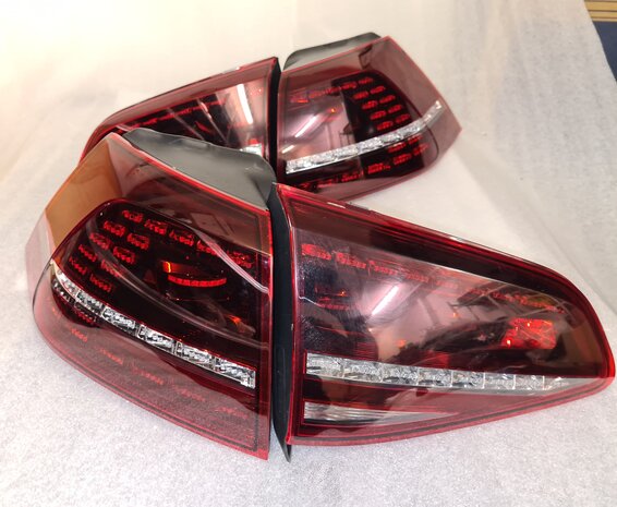 Golf 7 LED Achterlichten Set links rechts GTI GTD GTE R-Line smoke
