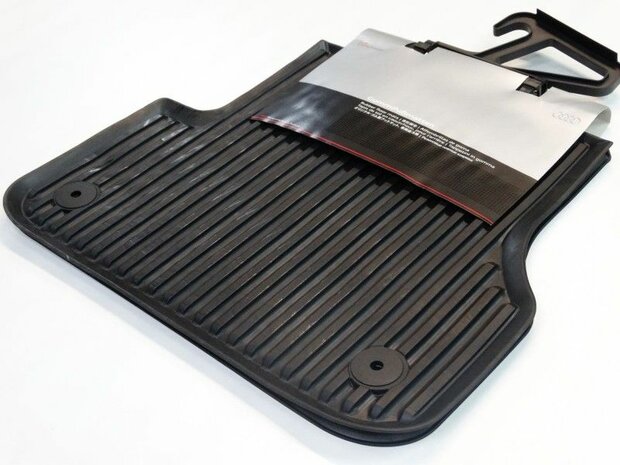 rubber vloermat mattenset mat set achter Audi A6 A7 2011+