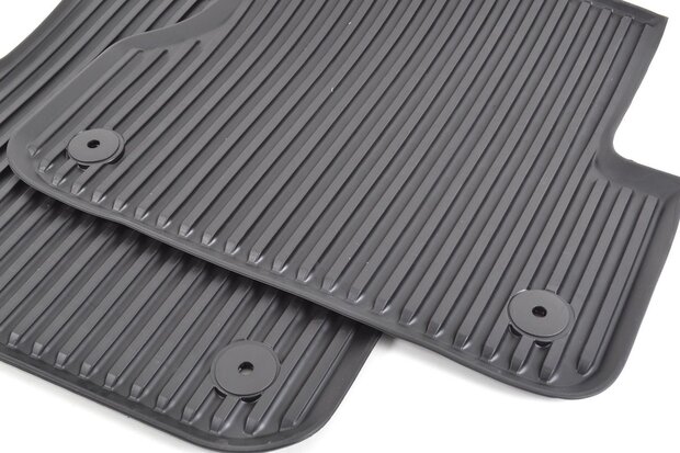 rubber vloermat mattenset mat set achter Audi A8 4H 2010+