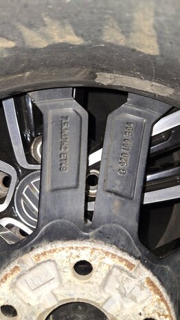 Gebruikte velgenset velg velgen set 17 inch Golf Touran Troc
