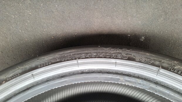 zomerband zomer band Bridgestone Potenza S001 245 40 R20 99Y RF