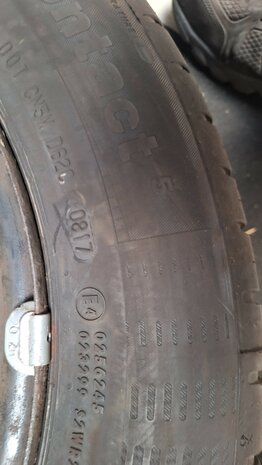 Stalen velgenset velg velgen set 16 inch 5x108 ET 52.5 zomer