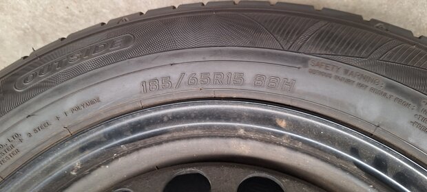 reservewiel reserve wiel 15 inch A1 polo ibiza fabia 5x100
