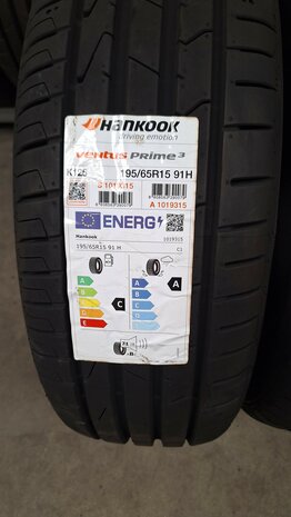 zomerband zomer band Hankook Ventus Prime 3 K125 195 65 R15 91H