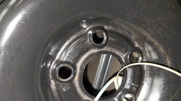 reservewiel reserveband polo ibiza fabia 5x100 14 Inch 2Q0601027C
