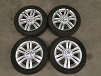 Org. Velgenset Demo Velgen Set VW UP E-UP 185 55 15 Inch 82H