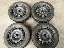 Winterbanden set winter VW 5x100 15 inch Polo Ibiza Fabia