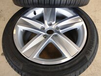 1 stuk los velg origineel VW velg 5x112 17 inch Verme