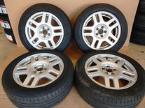 velgenset set VW Audi Seat 5x100 16 inch origineel 205 55 16