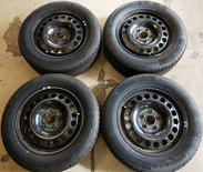 Originele set banden velgen staal 16 inch 205 60 16 dot 4317