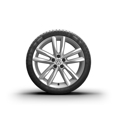 Org. velgenset velgen set Polo 6R 6C 2G R-Line Pomplona 17 inch