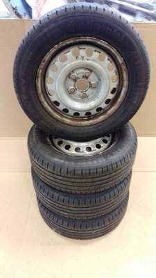 Originele Touran Caddy Sharan set banden velgen staal 16 inch