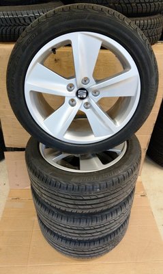 Org. velgenset demo velgen set Seat 17 inch Leon Altea 5x112