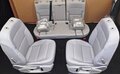 VW Golf 7 Interieur Stoelen Stoel Set Leer Leder wit zgan